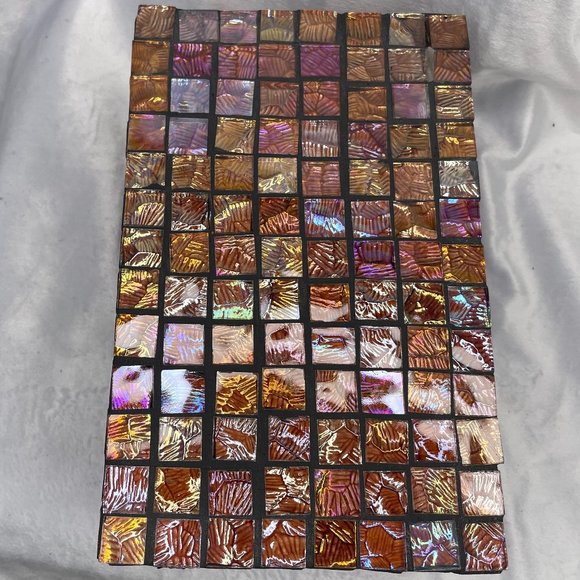 Vintage IMAX Orchid Mosaic Boxes - Set of 2 - Picture 8 of 16